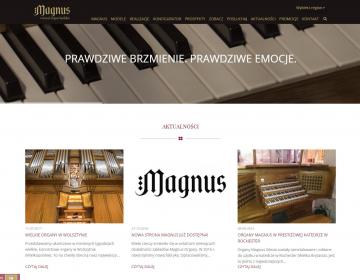 Magnus Organy - strona internetowa