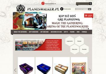 Planeswalker.pl - projekt graficzny sklepu